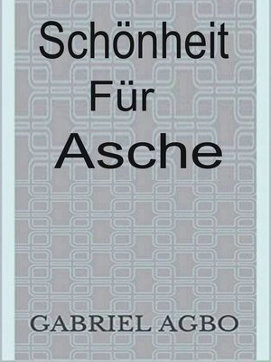 cover image of Schönheit für Asche